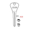 Ford Key Blank - H65 / FO-9D (Packs of 10)