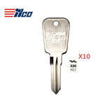 Ford Jaguar Mercury Key Blank - FO-TX / FC7 (Packs of 10)