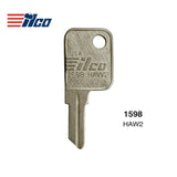 ILCO 1598 Haworth Cabinet Key Blank - HAW2