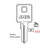 Harley Davidson Key Blank - HYD13 / HD-4D (Packs of 10)