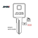 Harley Davidson Key Blank - HYD13 / HD-4D (Packs of 10)