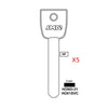 JMA Mechanical Test Key  for Honda / Acura / HO01-SVC (Packs of 5)