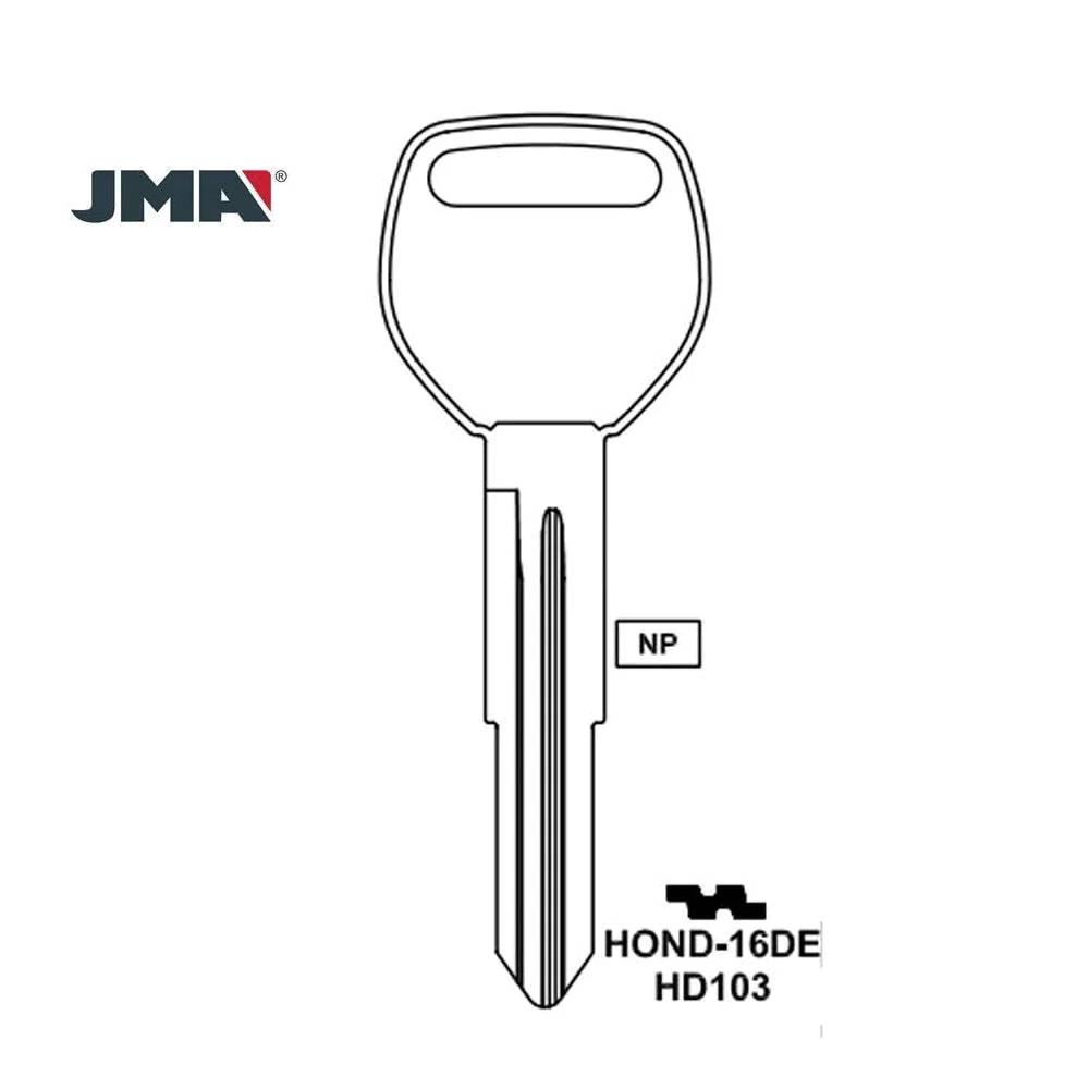 Honda Acura Key Blank - HD103 / HOND-16DE – Locksmith Keyless