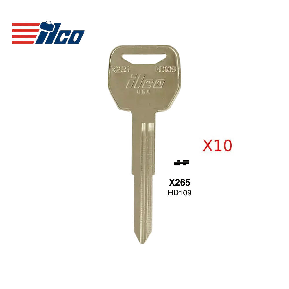 Honda Key Blank - HOND-33 / HD114 (Packs of 10)