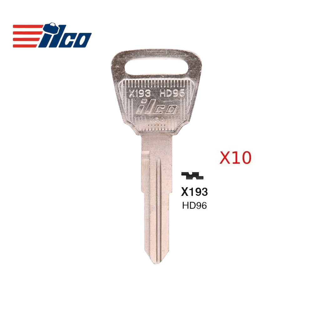 Honda Key Blank - HOND-39D / HD96 (Packs of 10)