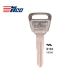 Honda Key Blank - HOND-39D / HD96