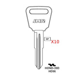 Honda Key Blank - HD96 / HOND-39D (Packs of 10)