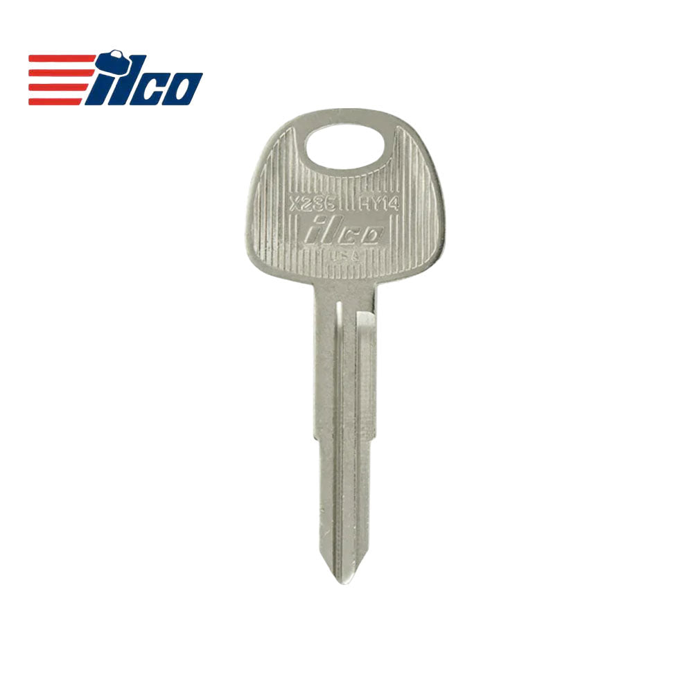 1997 - 2010 Hyundai Kia Key Blank - HY-10 / HY14 / X236 (Pack 10)