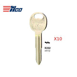 Hyundai Kia Key Blank - HY-6D / HY12 (Packs of 10)