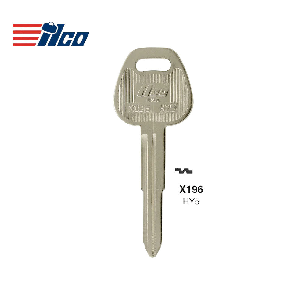 Hyundai Mitsubishi Key Blank - HY-3D /  HY5