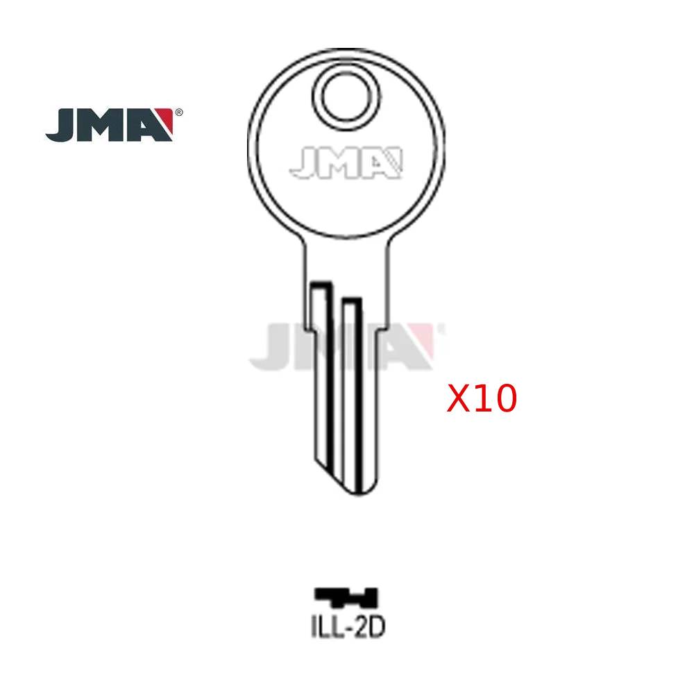 JMA ILL-2D / IL9 / 1043B Illinois Cabinet Key Nickel (Pack of 10)