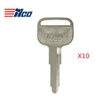 Isuzu Key Blank - ISU-2 / B57 (Packs of 10)
