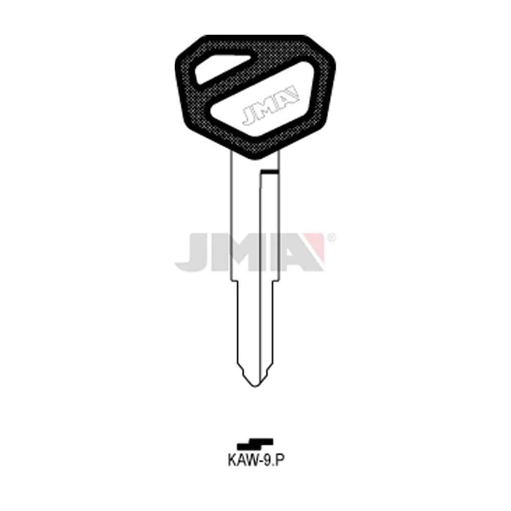keima JMA Kawasaki Motorcycle Key Blank - KAW-9P / KW16-P / X91 / X105