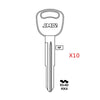 Kia Key Blank - KK4 / KI-4D (Packs of 10)