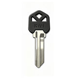 AKS KEYS KW1 Brass Key Blank with Plastic Head