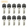 AKS KEYS KW1 Brass Key Blank with Plastic Head (10 Pack)