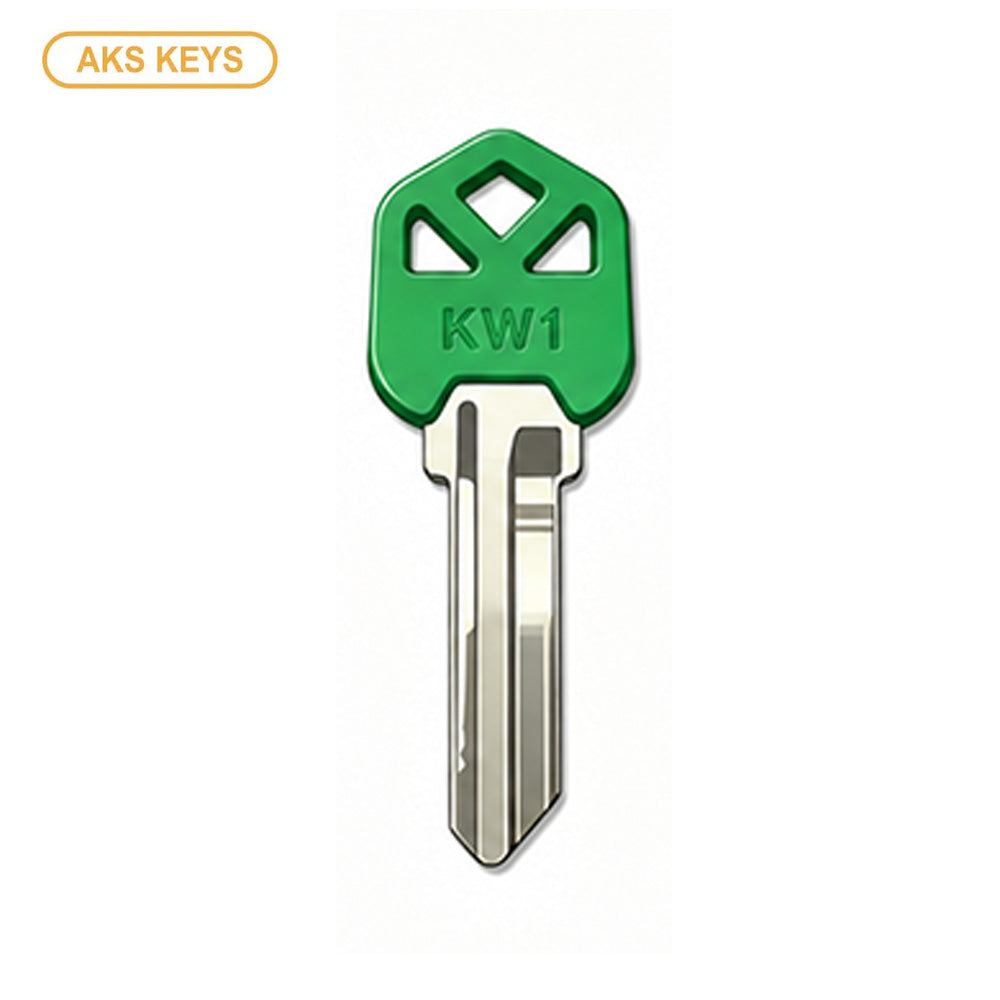 AKS KEYS KW1 Brass Key Blank with Plastic Head