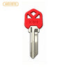 AKS KEYS KW1 Brass Key Blank with Plastic Head