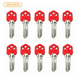 AKS KEYS KW1 Brass Key Blank with Plastic Head (10 Pack)