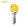 AKS KEYS KW1 Brass Key Blank with Plastic Head