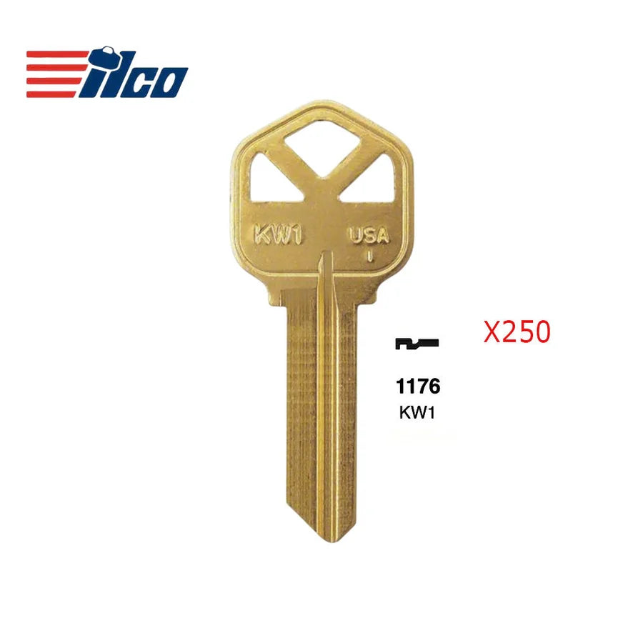 ILCO Rekord Pro S User-friendly Key Cutting Machine with FREE 2 Packs of 250 KW1 Key Blanks