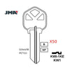 JMA for Brass Finish Key / KW1 BR - 50 Pack