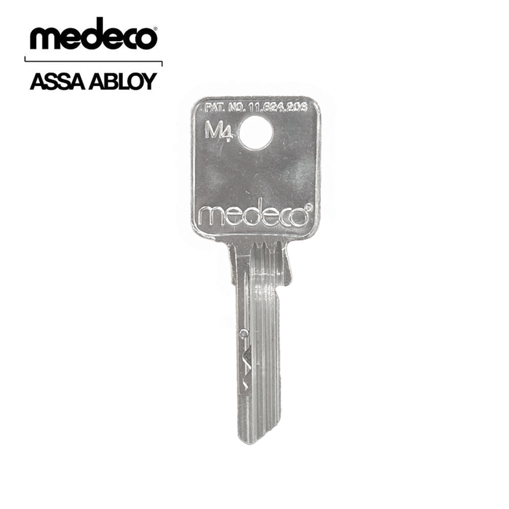 Medeco 5 Pin Small Bow Keyblank for M4 / M4 BiLevel Technology with 504 Side Pin Code