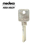 Medeco 6 Pin Small Bow Keyblank for M4 / M4 BiLevel Technology with 504 Side Pin Code