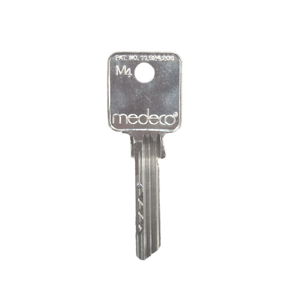 Medeco 6 Pin Small Bow Keyblank for M4 / M4 BiLevel Technology with 628 Side Pin Code