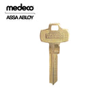 Medeco A60000 6 or 7 Pin Keyblank for B Technology ACB Keyway