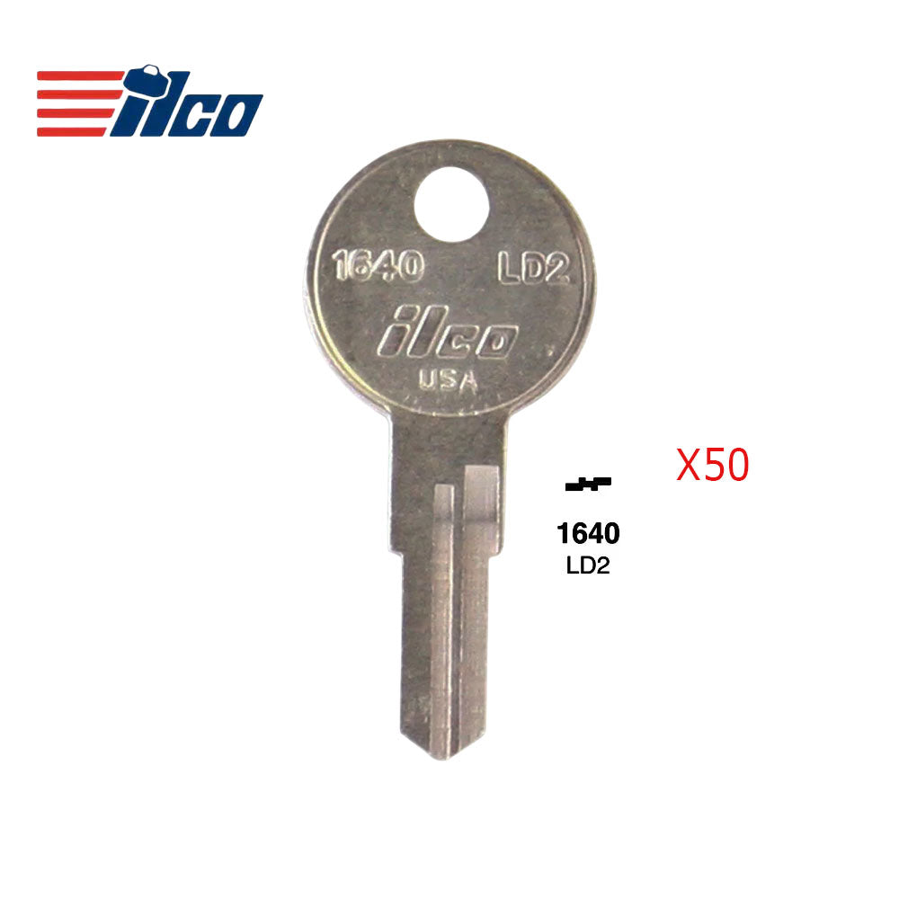 Commercial & Residential Key Blank - LRD-1 / LD2 (Packs of 50)