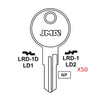 Commercial & Residential Key Blank - LD2 / LRD-1 (Packs of 50)
