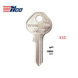 1092N 5-PIN Master Padlock Key Blank - AUS-1 / M10 (Packs of 10)