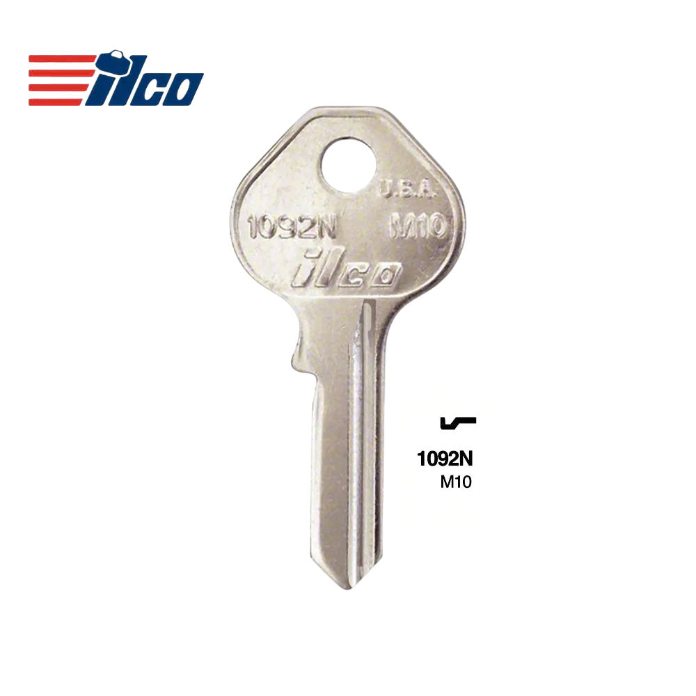 1092N 5-PIN Master Padlock Key Blank - AUS-1 / M10