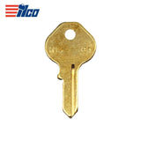 1092DS Master 4-Pin Padlock Key Blank - Brass Finish - MAS-13DE  / M13 BR