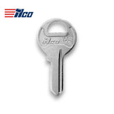 1092 Master 4-Pin Padlock Key Blank - Nickel Plated Brass - M1 NP