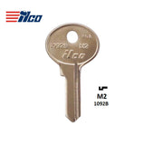 ILCO 1092B Master Padlock Key Blank - M2