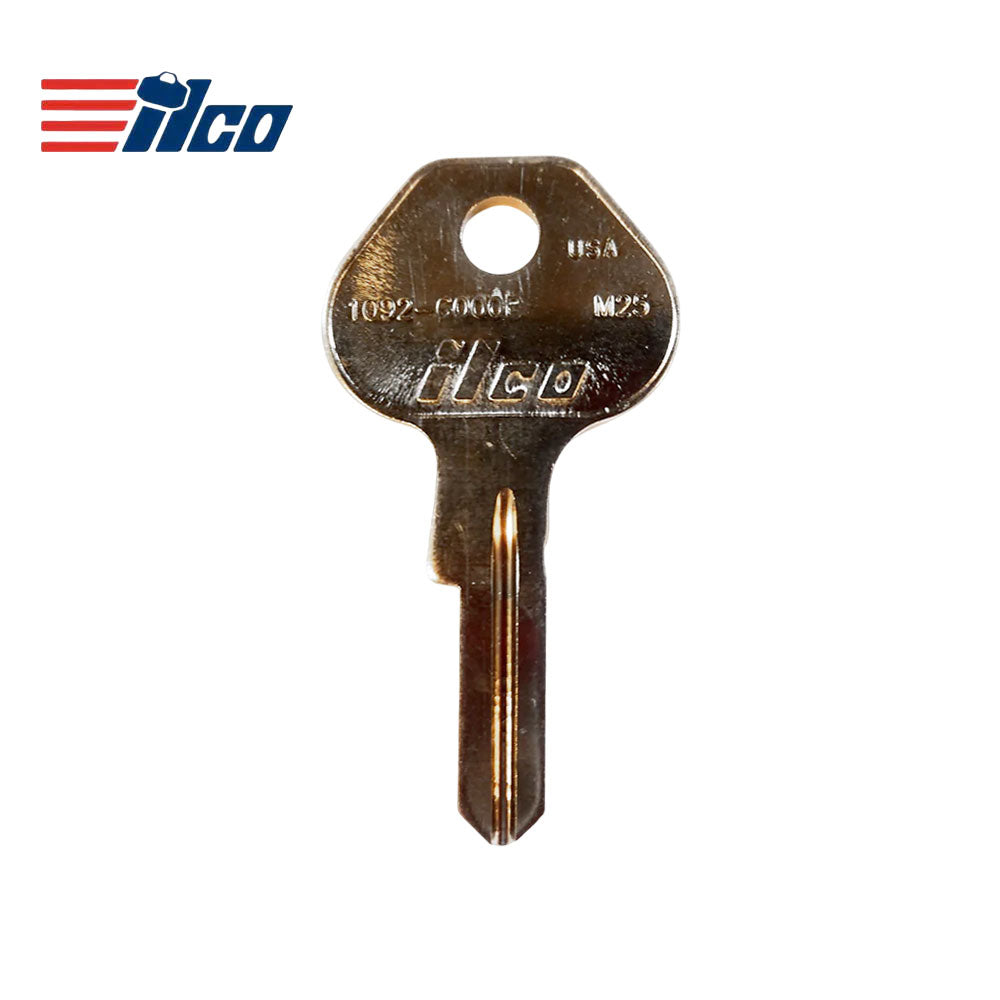 ILCO 1092-6000B Master Padlock Key Blank - M25 – Locksmith Keyless