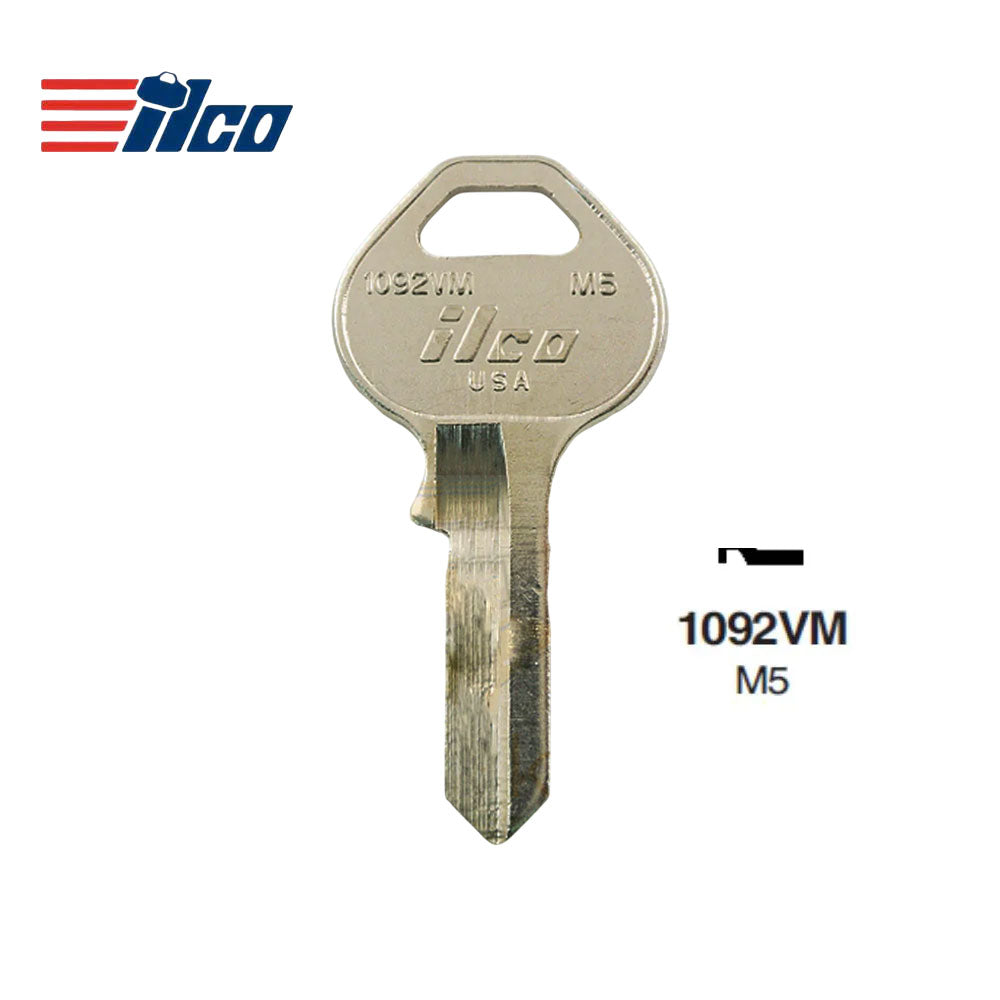 ILCO 1092VM Master Padlock Key Blank