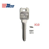 Mazda Mechanical Key Blank - MAZ-17D / MZ19 (Packs of 10)