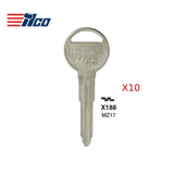 Mazda Key Blank - MAZ-19D / MZ17 (Packs of 10)