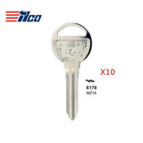 Mazda Key Blank - MAZ-20D / MZ16 (Packs of 10)