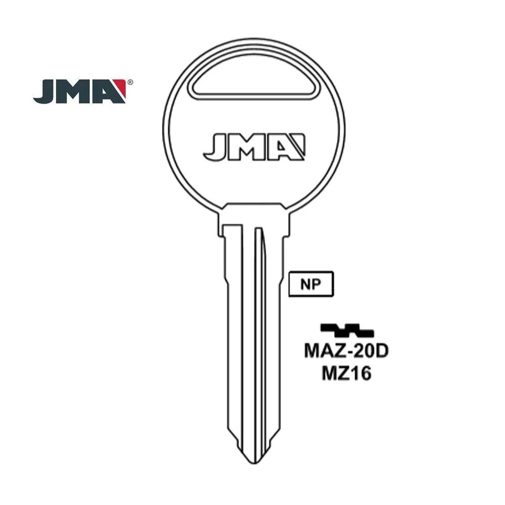 Mazda Key Blank - MZ16 / MAZ-20D