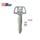 Mitsubishi Key Blank - MIT-14D / MIT3 (Packs of 10)
