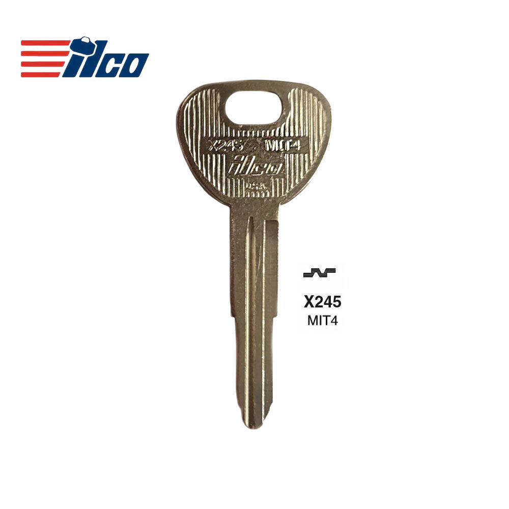 Chrysler Dodge Mitsubishi Key Blank - MIT-7 / MIT4