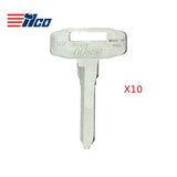 Mitsubishi MIT-FUSO Key Blank - MIT-11D / FU2 (Packs of 10)
