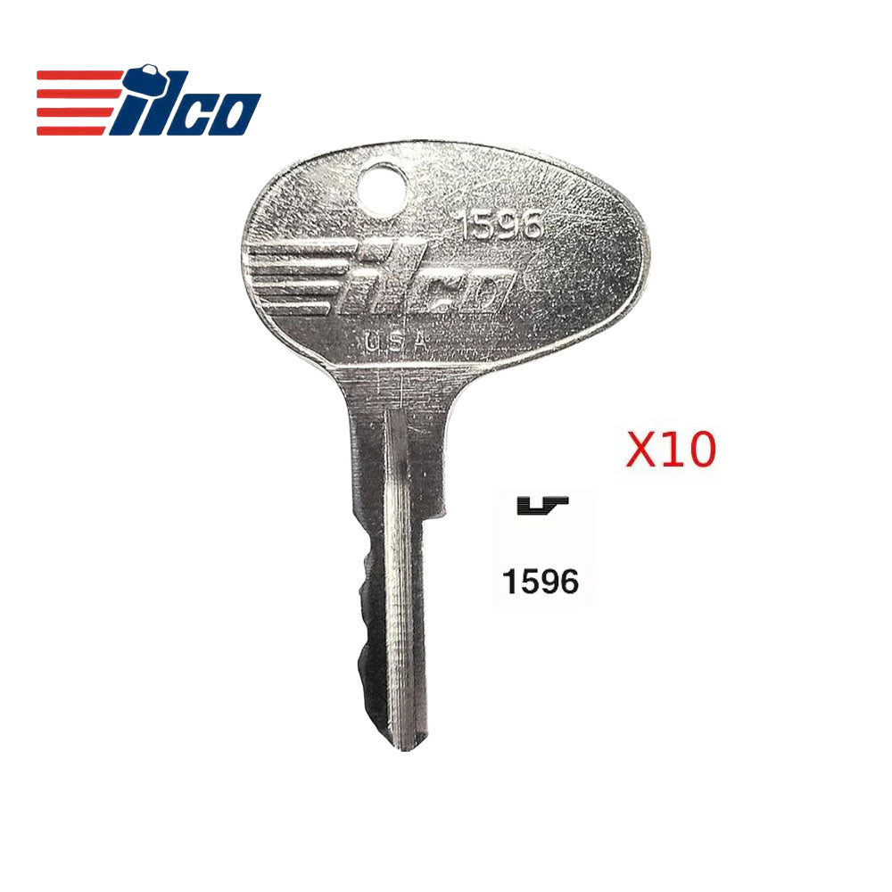Mitsubishi Tractor Key Blank - 1596 (Packs of 10)