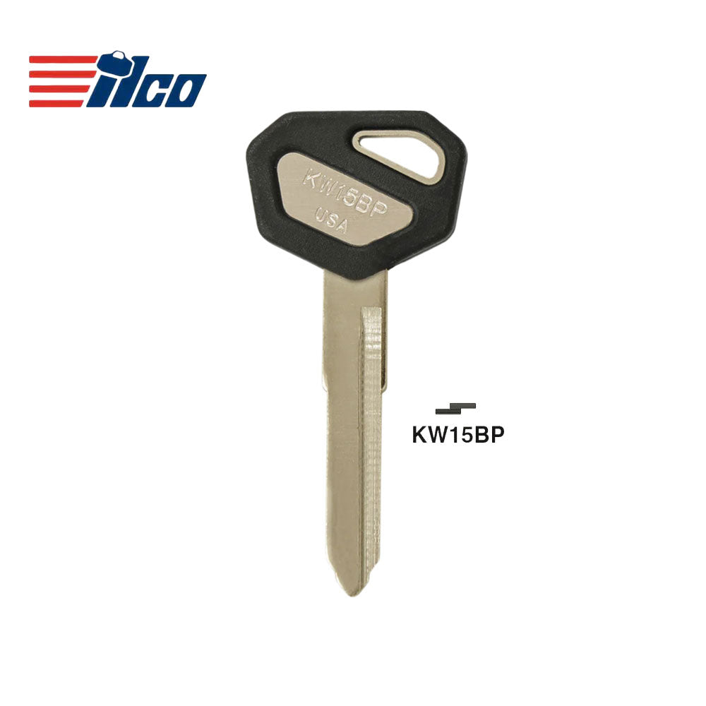 Kawasaki Motorcycle Key Blank - KAW-7.P / KW15BP