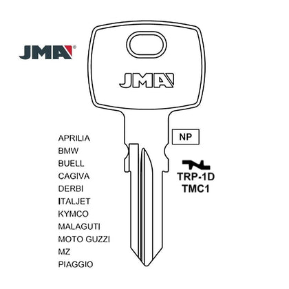 Triumph Motorcycle Key Blank - TMC1 / TRP-1D