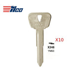 Yamaha Motorcycle Key Blank - YAMA-26D / YM63 (Packs of 10)